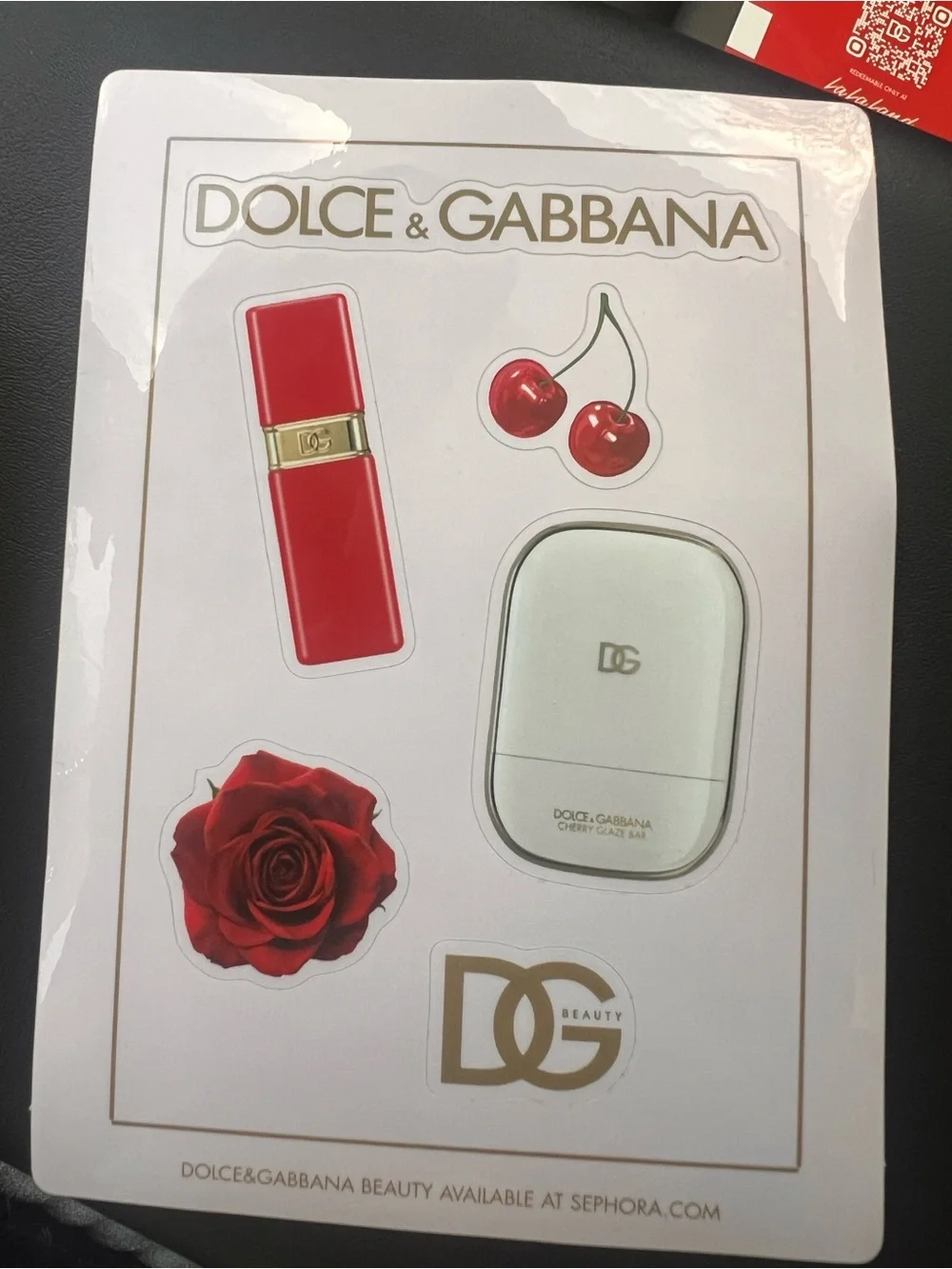 Dolce & Gabbana Rose Dew Mini Lip Bite & Limited Edition Sticker Set
